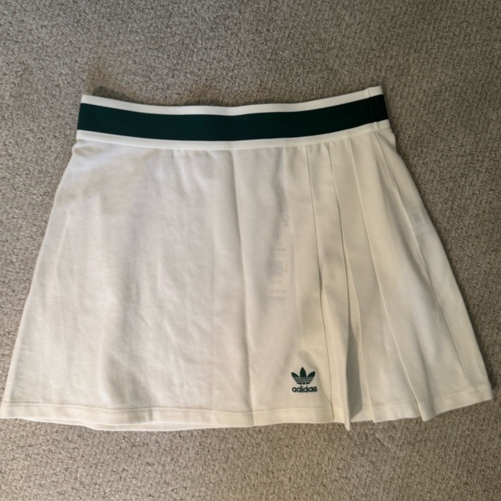 Adidas Women's Cream Tennis Skirt (no shorts)